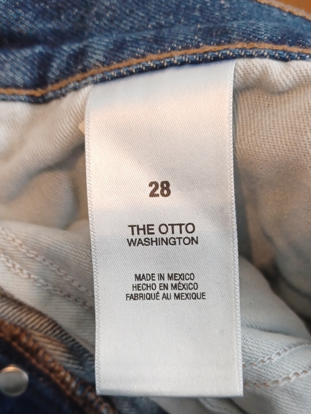 Favorite Daughter The Otto High Rise Boyfriend Ankle. Washington Button Size 28 - Picture 8 of 12